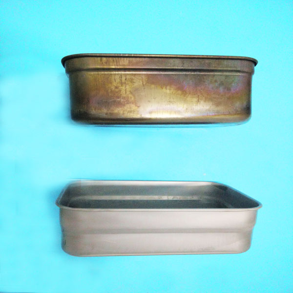 304不锈钢饭盒酸洗钝化效果